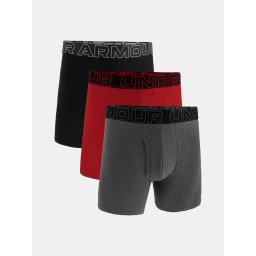 Set of three Under Armour M UA Perf Cotton 6in boxer shorts