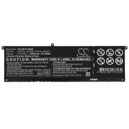 Батерия за лаптоп CAMERON SINO, За DELL Inspiron 13 5310 V6W33, 15.0V, 3500