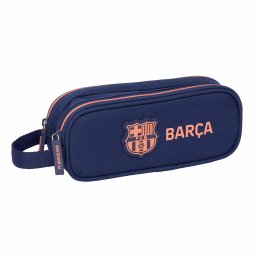 Barcelona FC Ученически несесер с 2 ципа тъмносин