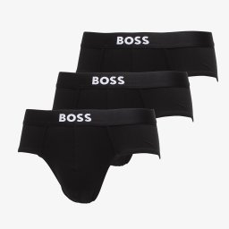 Боксерки Hugo Boss Hip Brief 3-Pack Boss One Black S