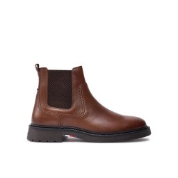 Tommy Hilfiger Боти тип челси Comfort Lwt Lth Chelsea FM0FM05184 Кафяв
