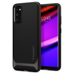 Силиконов калъф кейс Spigen NEO HYBRID GUNMETAL за Samsung Galaxy S20
