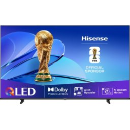 Телевизор Hisense 50" E7Q, 4K Ultra HD 3840x2160, QLED, Quantum Dot, HDR 10+, HLG, Dolby Vision, DTS Virtual X, Smart TV, WiFi, Light Sensor, BT, Anyview Cast, 3xHDMI, 2xUSB, LAN, CI+, DVB-T2/C/S2, Black