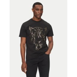 Plein Sport Тишърт SAEC MTK8009 STE001N Черен Regular Fit
