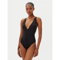 Calvin Klein Swimwear Бански костюм KW0KW02798 Черен
