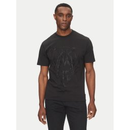 Plein Sport Тишърт SAEC MTK8009 STE001N Черен Regular Fit