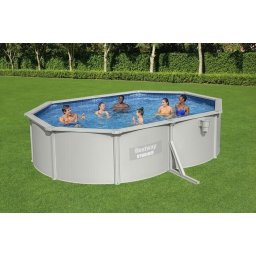 Сглобяем басейн Bestway Hydrium Oval 500x366x122 см метална конструкция 56586