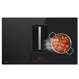 Klarstein AirJet Hybrid Down Air System, Индукционен плот с вграден абсорбатор, 600 м³/ч, EEK A+ (DSM_Airjt.Hybri_83BK)