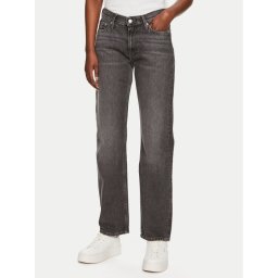 Calvin Klein Jeans Дънки J20J223641 Сив Straight Fit