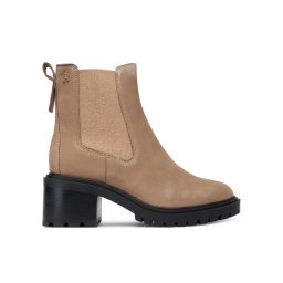 Tommy Hilfiger Боти Th Nubuck Chelsea Cleated Heel FW0FW09158 Бежов