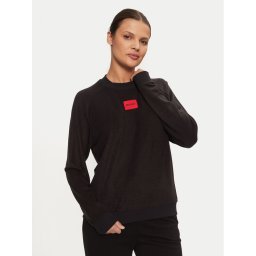 Hugo Пуловер Snoozie 50523414 Черен Regular Fit