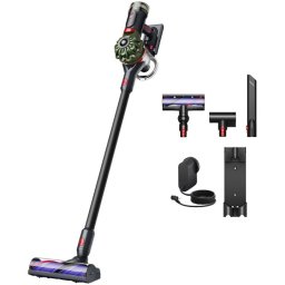 Вертикална прахосмукачка Dyson V8 Cyclone™, Hepa, Автономност 60 минути, Армейско зелен/черен