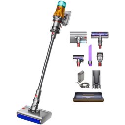 Вертикална прахосмукачка Dyson V12s Detect Slim Submarine™, 3 режима на почистване, Автономия 60 мин, Сив
