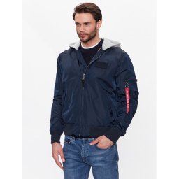 Alpha Industries Яке бомбър MA-1 196108 Тъмносин Regular Fit