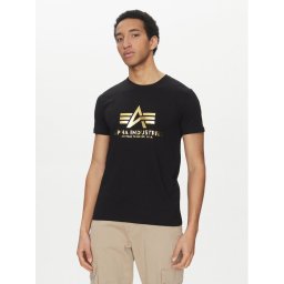 Alpha Industries Тишърт Basic 100501 Черен Regular Fit