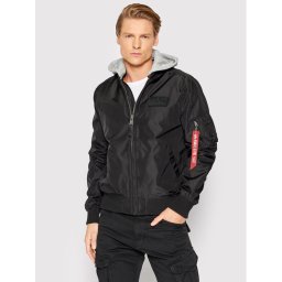 Alpha Industries Яке бомбър MA-1 196108 Черен Regular Fit