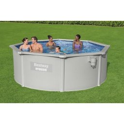 Сглобяем басейн Bestway Hydrium 366x122 см метална конструкция 56574