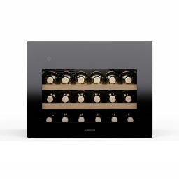 Klarstein Хладилник за вино Rhone 28 Uno, 28 бутилки, LED управление, отваряне с натискане, безшумен (TK15-WineRhone28U-BK)