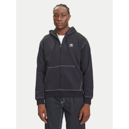 adidas Суитшърт Essentials Trefoil JW0969 Черен Regular Fit
