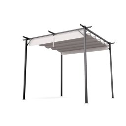Blumfeldt Pantheon Robust, пергола, 3 x 3 м, прахово боядисана стомана, устойчива на атмосферни влияния (GDI17-Pantheon 3x3BE)