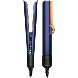 Преса за коса Dyson HT01 Airstrait™, За суха и влажна коса, Дигитален дисплей, Контрол на температура, Bco/Dbu