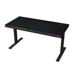 Гейминг бюро Lorgar Desk Pro 80 Series DP80W, 1405 x 1165 x 705 mm, водоустойчиво, QC2.0, RGB подсветка, черно