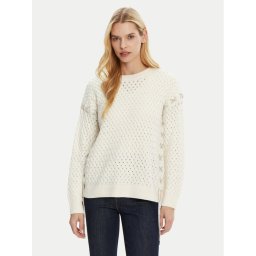 Guess Пуловер W5RR13 Z3KY0 Екрю Regular Fit