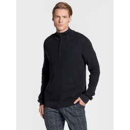 Blend Пуловер 20714337 Черен Regular Fit