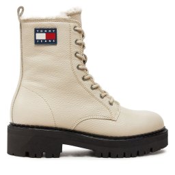 Зимни обувки Tommy Jeans Tjw Urban Boot Tumbled EN0EN02317 Бежов