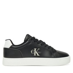 Сникърси Calvin Klein Jeans Classic Cupsole Mono Lth Wn YW0YW01902 Черен