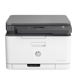 Цветно Лазерно МФУ HP Color Laser MFP 178nw - Печат/Копиране/Сканиране, Wi-Fi, Fast Ethernet, 2-редов LCD, Бяло-Сиво