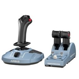 Джойстик Thrustmaster TCA Officer Airbus Edition (2960842), USB, син, за PC