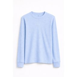 Тениска GAP с вафлен шарен десен