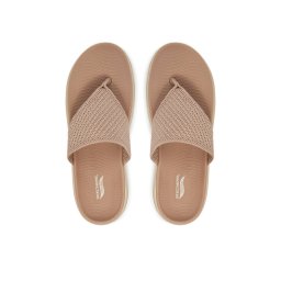 Skechers Джапанки Go Walk Arch Fit 2.0 Sandal-Carrie 140861/TPE Бежов