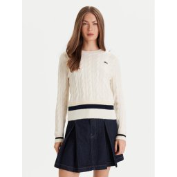 Lacoste Пуловер AF4159 Екрю Regular Fit