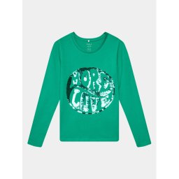 NAME IT Блуза 13210681 Зелен Regular Fit