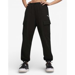 PUMA Dare To Relaxed Cargo Sweatpants Black