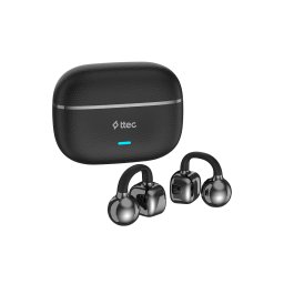 Bluetooth слушалки ttec AirBeat Onyx Open-Ear Clip On Wireless Bluetooth Headset - Черни