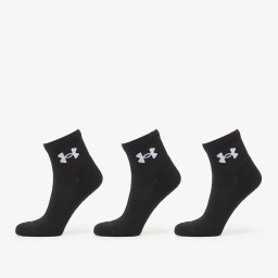 Чорапи Under Armour Performance Cotton Qtr Sock 3-Pack Black XL