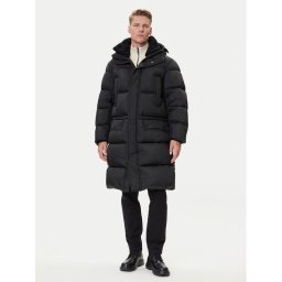 BOSS Зимно яке Omont 50543617 Черен Oversize