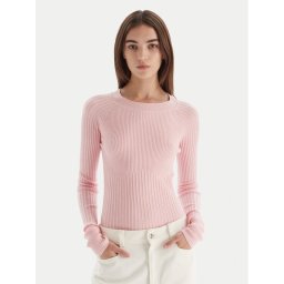Patrizia Pepe Пуловер 2K0337/K7S0-M555 Розов Regular Fit