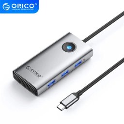 Orico докинг станция Docking Station Type-C - PW11-6PR-GY-EP - HDMI x 1, US