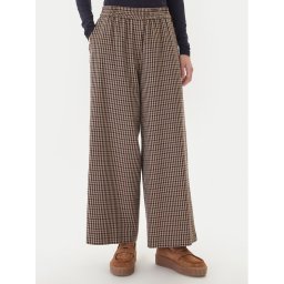 Weekend Max Mara Текстилни панталони Ebe 2525136052 Бежов Wide Leg