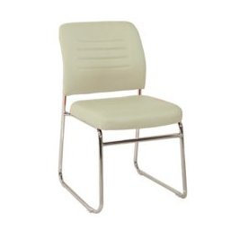 Посетителски стол RFG Iron M, бежов, 6 броя в комплект