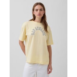 Дамска тениска GAP Oversize с винтидж лого