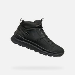 Black men's ankle boots Geox Spherica Actif X2 - Men