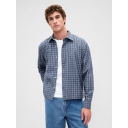 Мъжка риза GAP Relaxed Prave Oxford