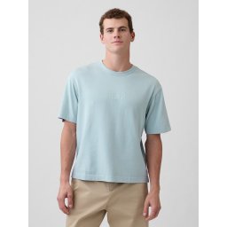 Къса тениска GAP с лого 1969