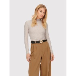 ONLY Блуза Emma 15180040 Бежов Slim Fit