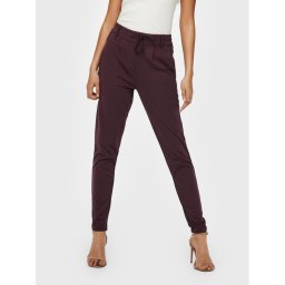 ONLY Текстилни панталони Poptrash 15115847 Бордо Regular Fit